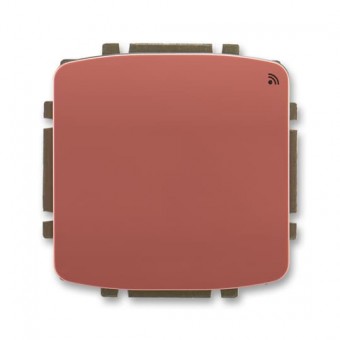 spínač s krátkocestným ovladačem, s přijímačem RF signálu, 868 MHz, vřesová červená, design TANGO